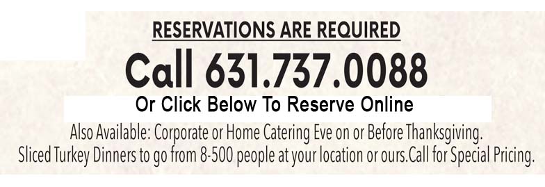 Thanksgiving reservations block 2